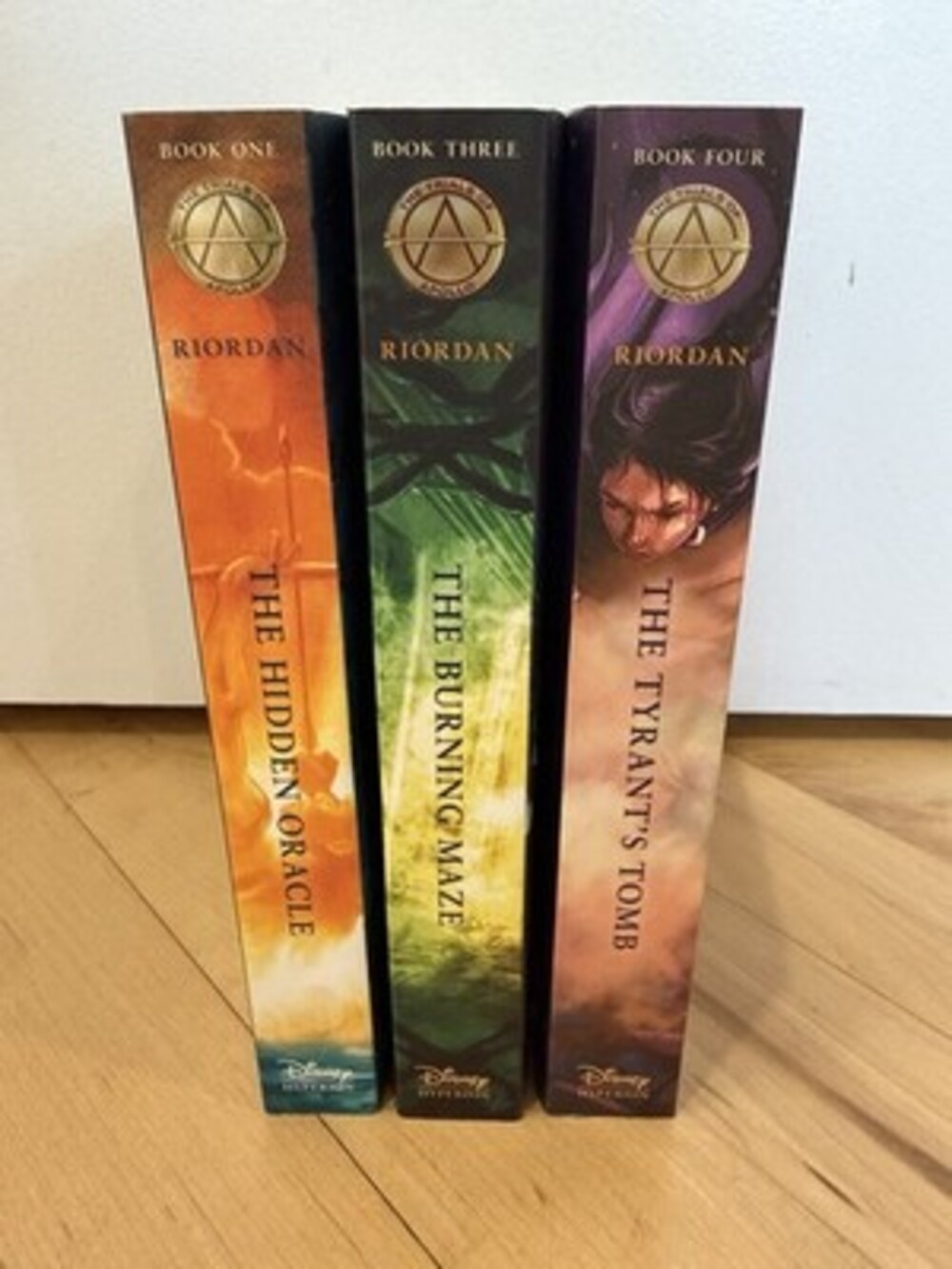 New The Trials of Apollo 3 Book Set (Books 1, 3, 4) by Rick Riordan Paperback